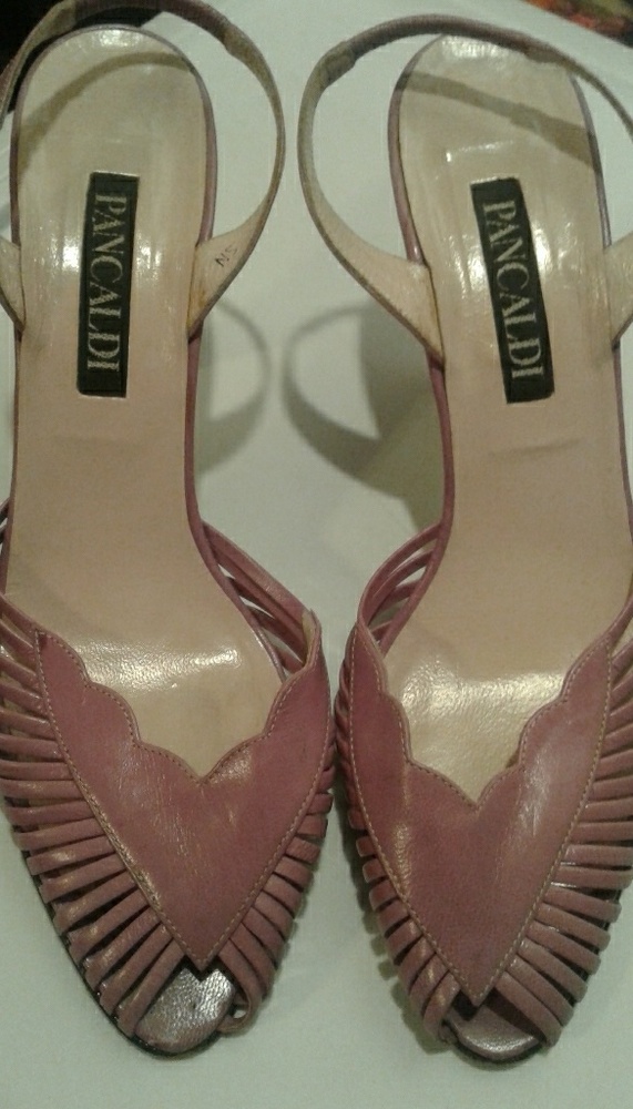Vintage "Pancaldi" Woman's Shoes * Pink Leather